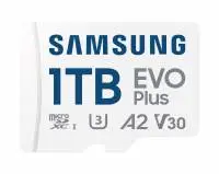 Карта памет Samsung EVO+, 1 TB, mSD + Адаптер, карта microSDXC