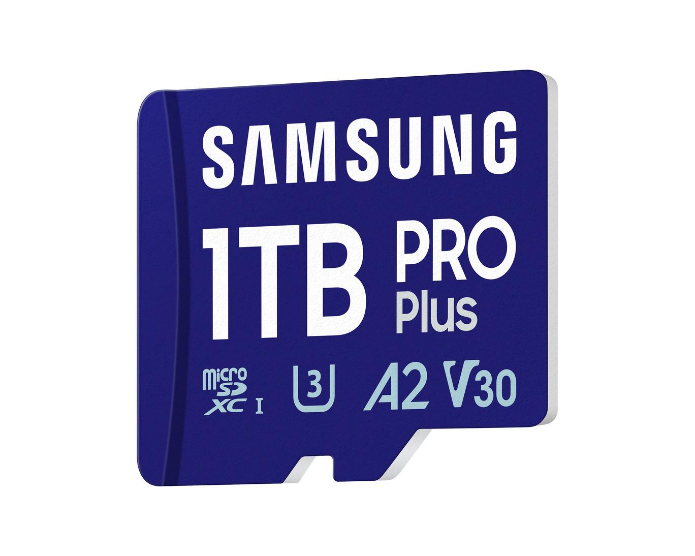 Карта памет Samsung PRO Plus 1 TB, microSDXC UHS-I Class 10, с адаптер
