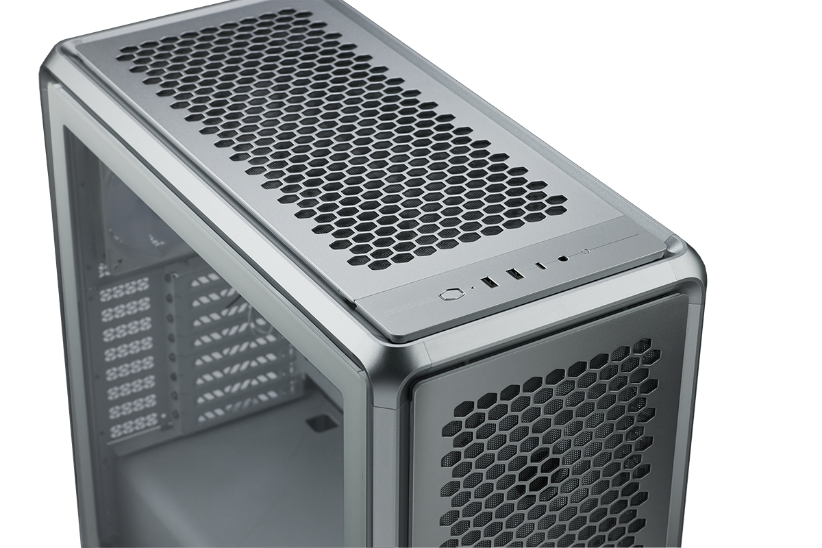 Gehäuse CoolerMaster MasterFrame 600 - Silber