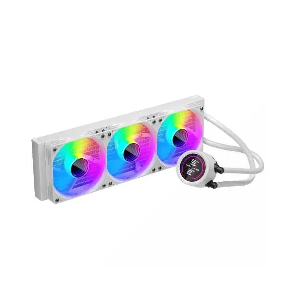 Водно охлаждане 1stPlayer Thunderstorm TS4 360 White Digital Display aRGB Water Cooling 360mm