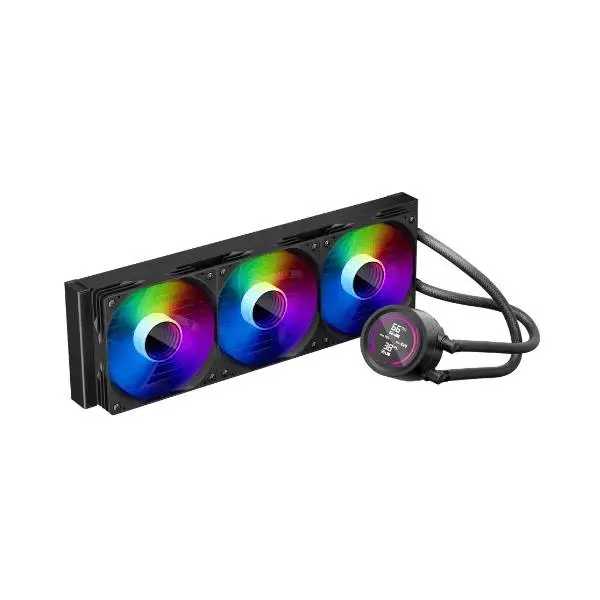 Wasserkühlung 1stPlayer Thunderstorm TS4 360 Black Digital Display aRGB