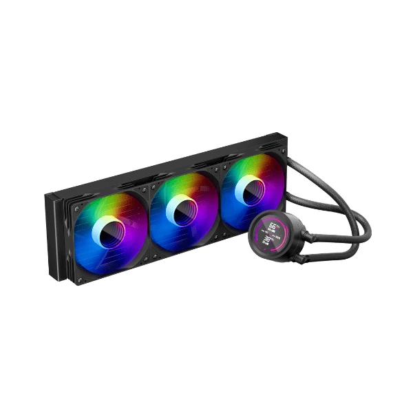 Водно охлаждане 1stPlayer Thunderstorm TS4 360 Black Digital Display aRGB
