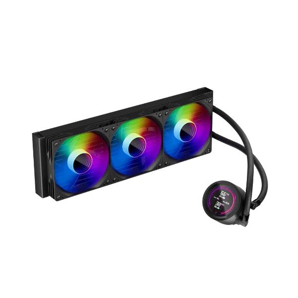 Водно охлаждане 1stPlayer Thunderstorm TS4 360 Black Digital Display aRGB