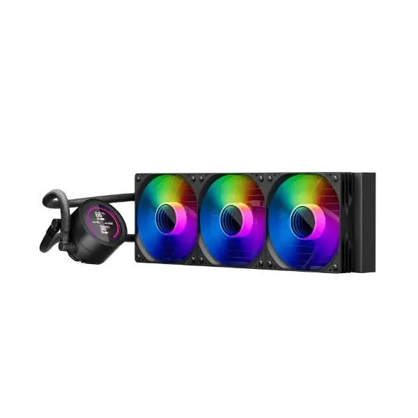 Водно охлаждане 1stPlayer Thunderstorm TS4 360 Black Digital Display aRGB