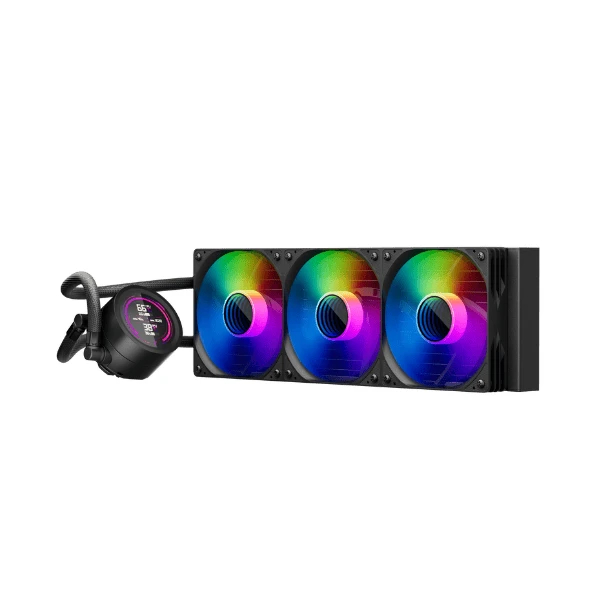 Водно охлаждане 1stPlayer Thunderstorm TS4 360 Black Digital Display aRGB