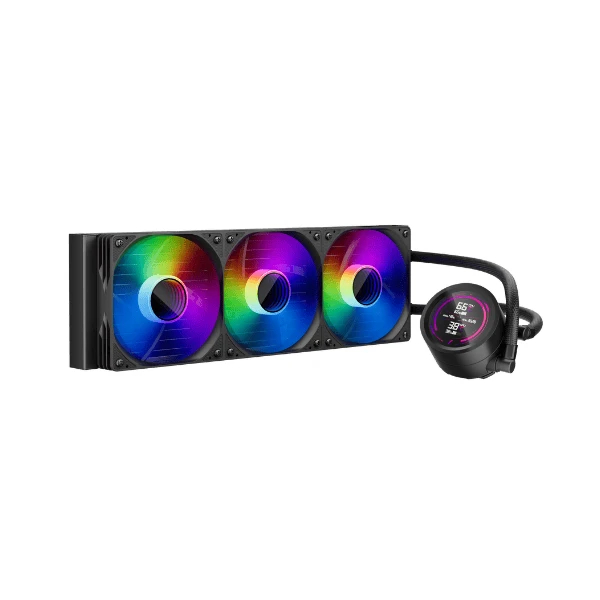 Водно охлаждане 1stPlayer Thunderstorm TS4 360 Black Digital Display aRGB