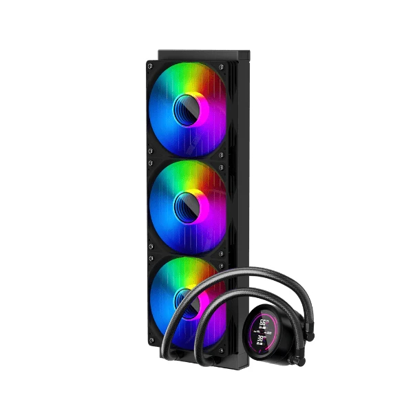 Водно охлаждане 1stPlayer Thunderstorm TS4 360 Black Digital Display aRGB