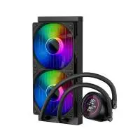 Водно охлаждане 1stPlayer Thunderstorm TS4 240 Black Digital Display, aRGB Water Cooling 240mm