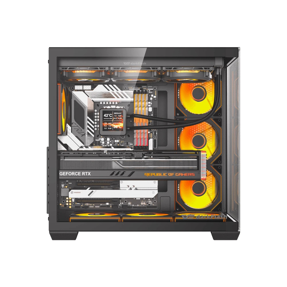 Darkflash θήκη Case EATX - C280 Black - 7 ARGB fans