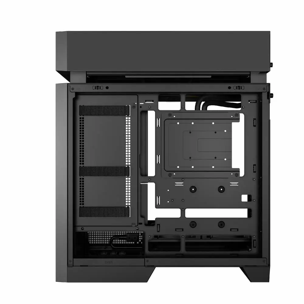 DeepCool кутия Case ATX - CL6600 - Modular Split-Chamber, 360 mm AIO Pre-Installed, 2 ARGB fans