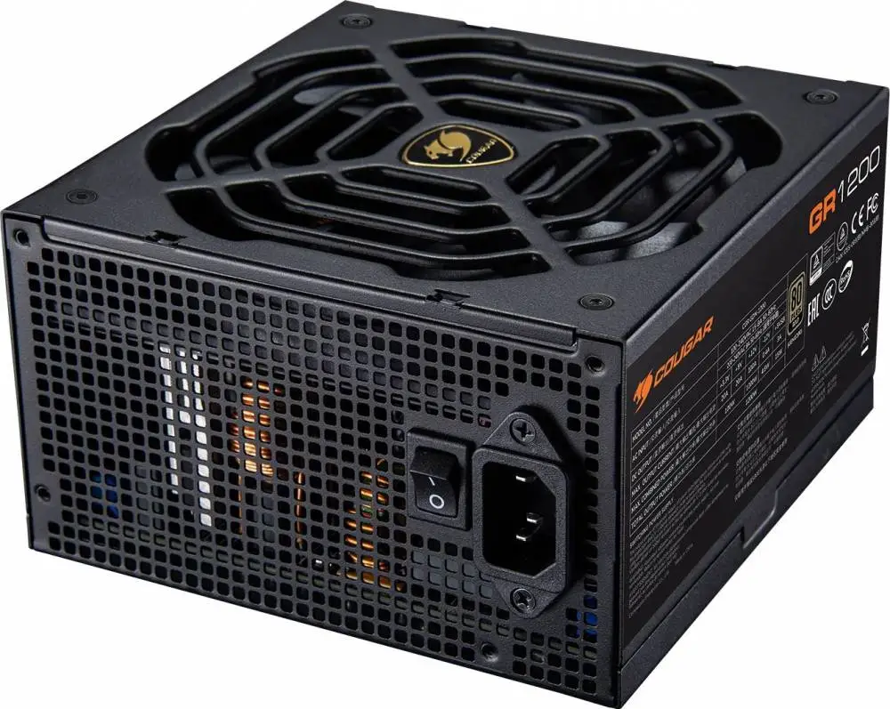 Захранване COUGAR GR 1000, 1000W 80 Plus Gold ATX 3.1 PSU - CGR GDN-1000
