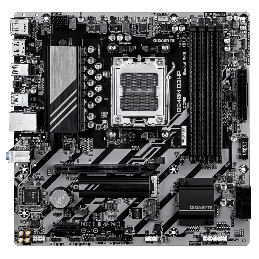 Дънна платка GIGABYTE B840M D3HP AM5