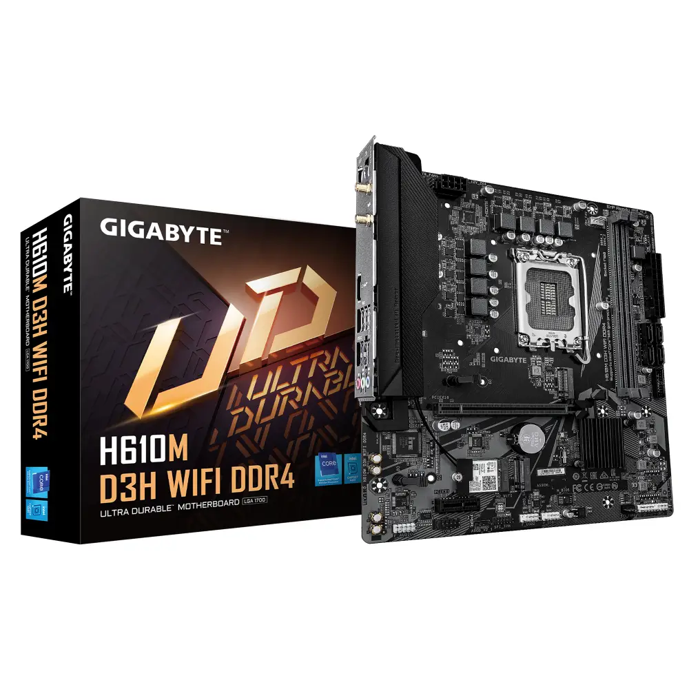 Дънна платка GIGABYTE H610M D3H WIFI DDR4 LGA1700
