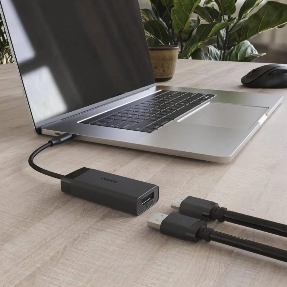 HAMA Видео адаптер, USB-C - DisplayPort / HDMI&trade;, Ultra-HD 4K@60hz