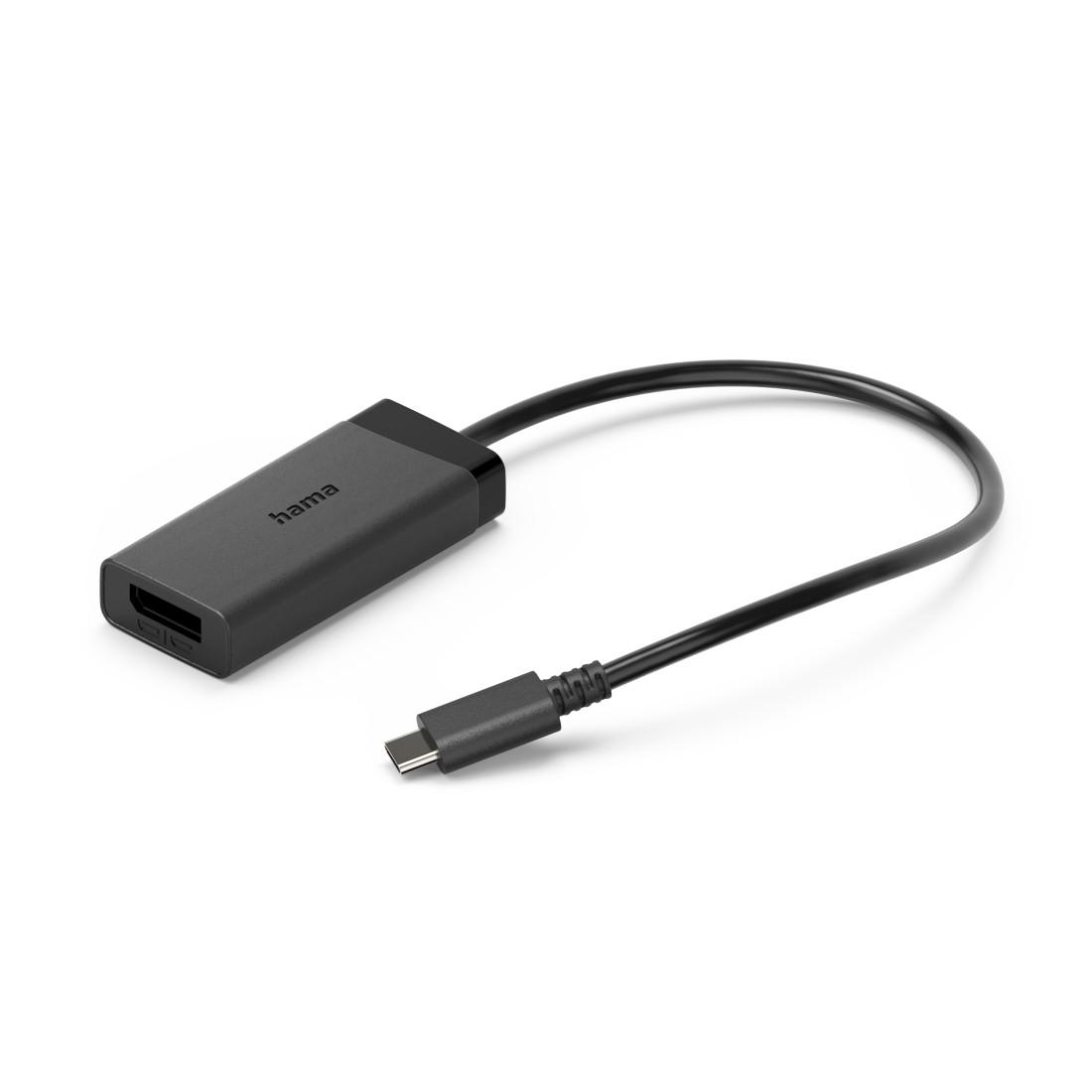 HAMA Видео адаптер, USB-C - DisplayPort / HDMI™, Ultra-HD 4K@60hz