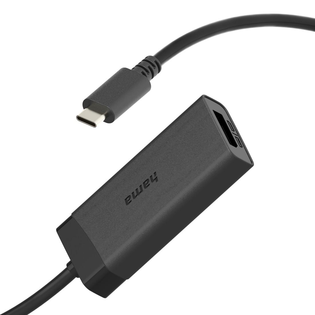 HAMA Видео адаптер, USB-C - DisplayPort / HDMI™, Ultra-HD 4K@60hz