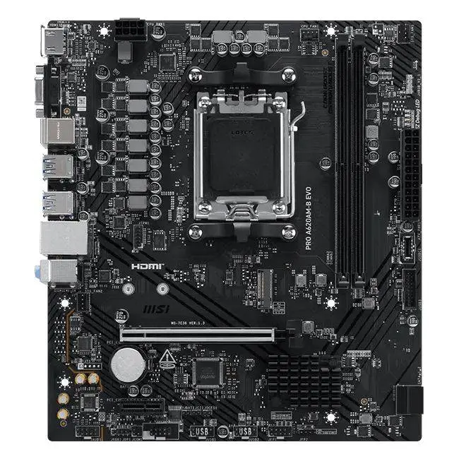 Дънна платка MSI PRO A620AM-B EVO AM5 - 911-7E36-001R