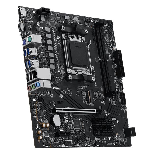 Дънна платка MSI PRO A620AM-B EVO AM5 - 911-7E36-001R