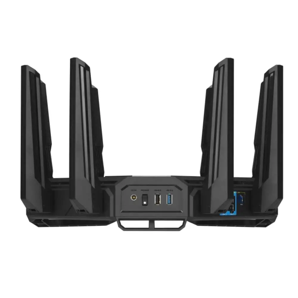 Рутер Asus Gaming Wireless Router ROG Rapture GT-BE98, BE25000, Quad-Band, RGB, AiMesh, Black - 90IG08F0-MO9A0V