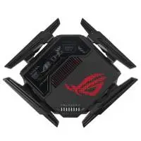 Рутер Asus Gaming Wireless Router ROG Rapture GT-BE98, BE25000, Quad-Band, RGB, AiMesh, Black - 90IG08F0-MO9A0V