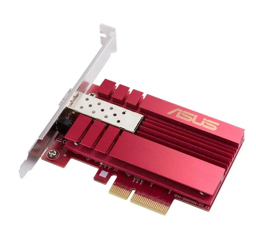 Адаптер Asus PCIe Adapter, XG-C100F, 10GBase-T PCIe SPF+ port for Optical Fiber Transmission and DAC cable - 90IG0490-MO0R00