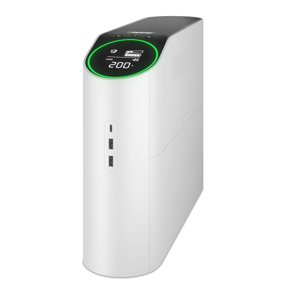 Непрекъсваем ТЗИ APC Back-UPS Pro 2200VA for Gaming, 230V, Pure Sinewave, LCD, White, Schuko