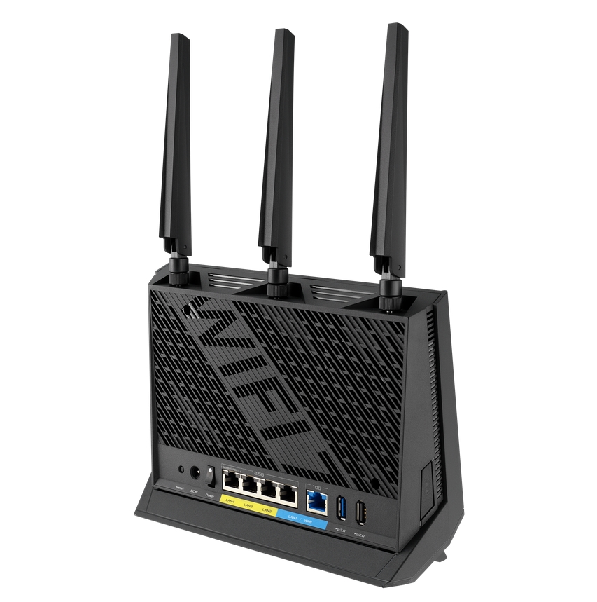 Рутер Asus Gaming Wireless Router RT-BE86U, BE6800, Dual-Band, AiMesh, Black - 90IG08W0-MO9A0V