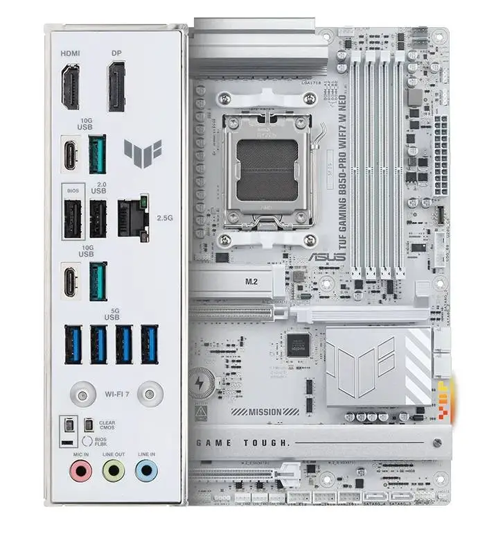Дънна платка ASUS TUF GAMING B850-PRO WIFI7 W NEO - 90MB1NW0-M0EAY0