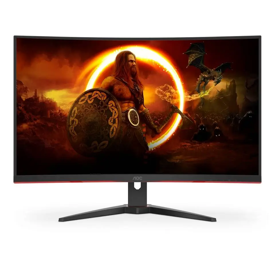 Монитор AOC C32G2ZE/BK, 31.5" Curved 1500R, VA, WLED, 1920x1080, 240Hz, 4ms GtG, 1ms MPRT, AMD FreeSync, 2xHDMI, DP