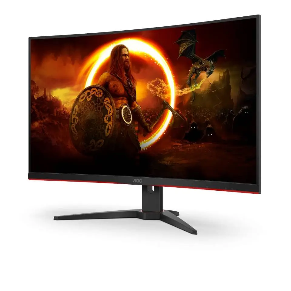 Монитор AOC C32G2ZE/BK, 31.5" Curved 1500R, VA, WLED, 1920x1080, 240Hz, 4ms GtG, 1ms MPRT, AMD FreeSync, 2xHDMI, DP