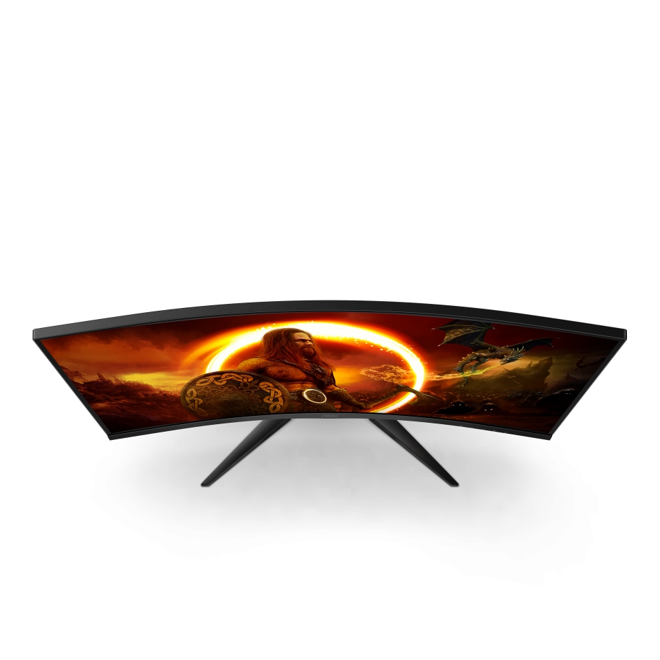 Монитор AOC C32G2ZE/BK, 31.5" Curved 1500R, VA, WLED, 1920x1080, 240Hz, 4ms GtG, 1ms MPRT, AMD FreeSync, 2xHDMI, DP