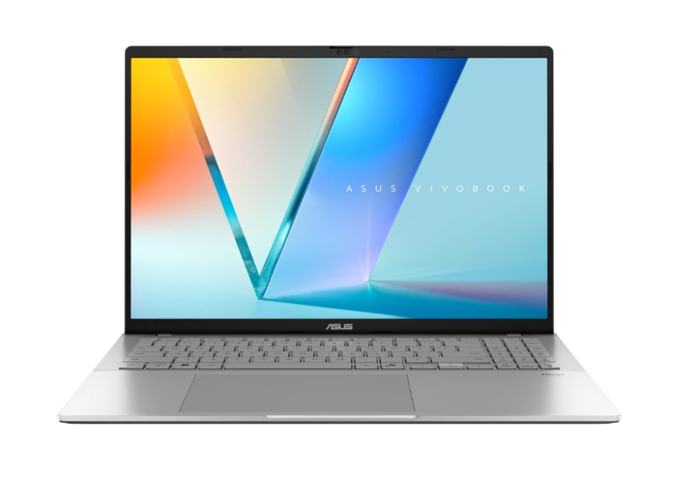 Лаптоп Asus Vivobook S S3607VA-RP163, Intel Core 7 240H 2.5 GHz (24MB Cache,up to 5.2 GHz, 10/16 Threads), 16.0" WUXGA(WU) 1920X1200,IPS, 144 Hz, 16GB LPDDR5,1TB SSD G4, No OS, Cool Silver+Backpack - 90NB1671-M00BT0