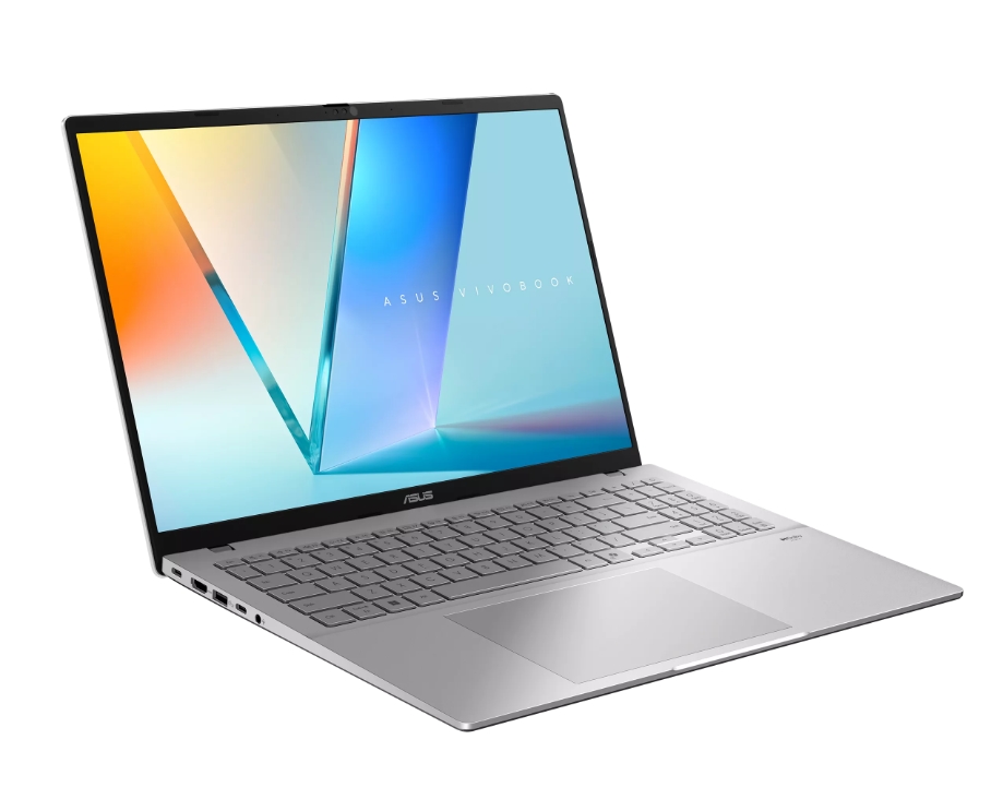 Лаптоп Asus Vivobook S S3607VA-RP163, Intel Core 7 240H 2.5 GHz (24MB Cache,up to 5.2 GHz, 10/16 Threads), 16.0" WUXGA(WU) 1920X1200,IPS, 144 Hz, 16GB LPDDR5,1TB SSD G4, No OS, Cool Silver+Backpack - 90NB1671-M00BT0