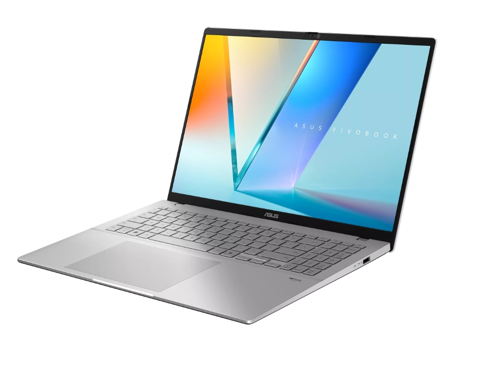 Лаптоп Asus Vivobook S S3607VA-RP163, Intel Core 7 240H 2.5 GHz (24MB Cache,up to 5.2 GHz, 10/16 Threads), 16.0" WUXGA(WU) 1920X1200,IPS, 144 Hz, 16GB LPDDR5,1TB SSD G4, No OS, Cool Silver+Backpack - 90NB1671-M00BT0
