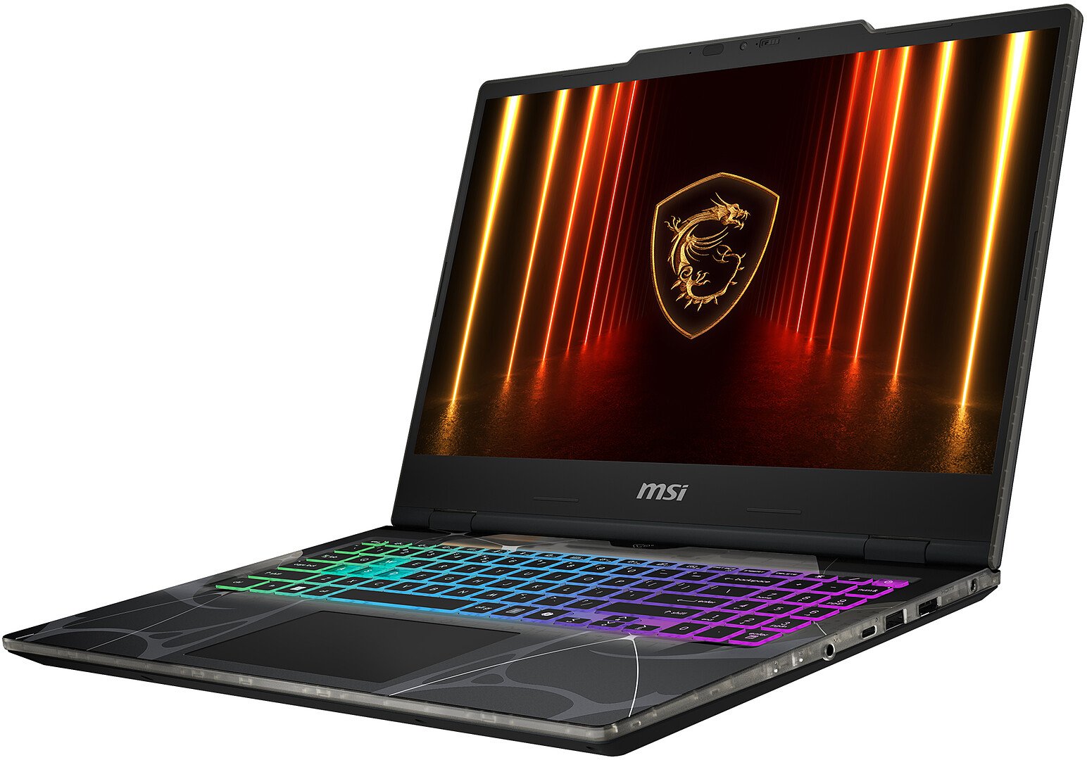 Лаптоп MSI Cyborg 15 B13WEKG, 15.6", FHD 144Hz, Intel Core i7-13620H (1.8/4.9GHz, 24M), NVIDIA RTX 5050 8GB GDDR7, 16GB DDR5, 512GB M.2 SSD - 9S7-15Q342-1004
