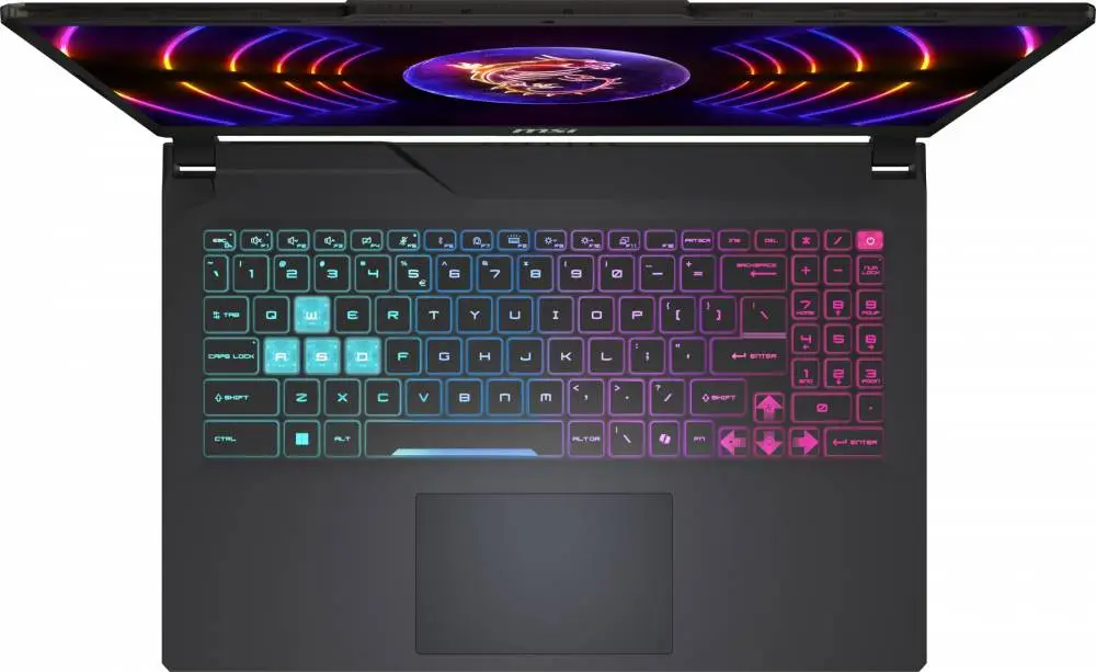 Лаптоп MSI Cyborg 15 A13VEK, 15.6", FHD 144Hz, Intel Core i7-13620H (1.8/4.9GHz, 24M), NVIDIA RTX 4050 6GB GDDR6, 16GB DDR5, 512GB M.2 SSD - 9S7-15K111-2293