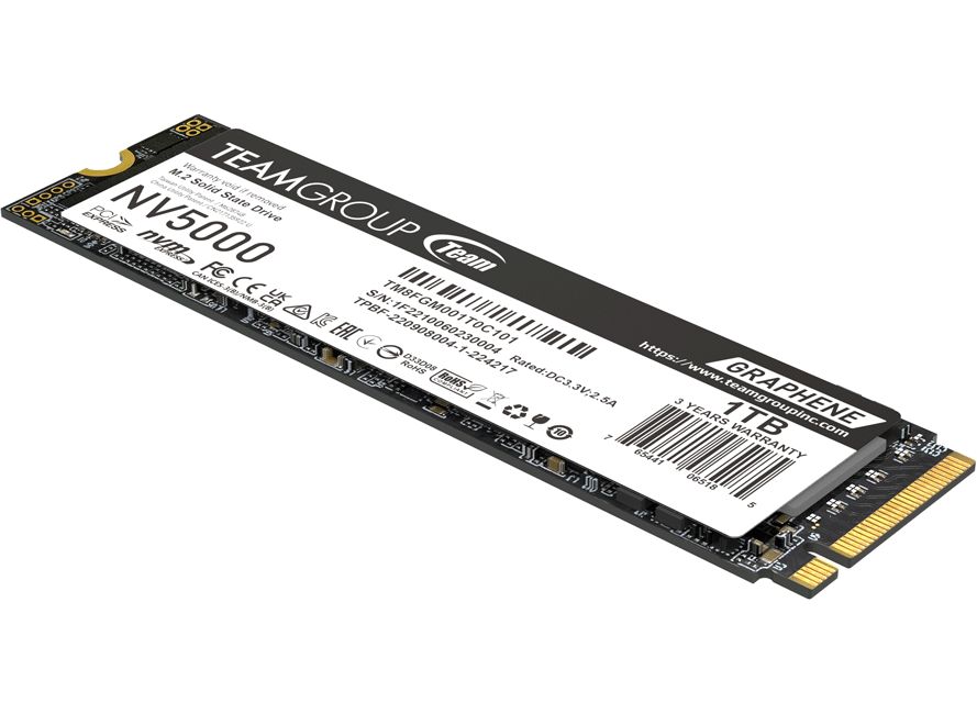 Диск SSD Team Group NV5000, 1TB M.2 2280 NVMe PCIe 4.0 - TM8FGM001T0C101