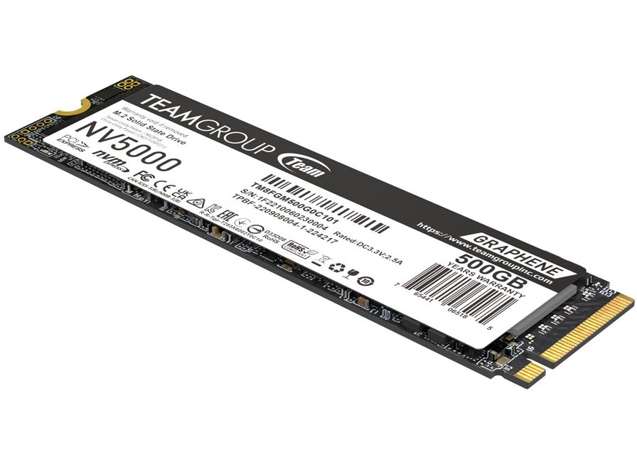 SSD Team Group NV5000, 500GB M.2 2280 NVMe PCIe 4.0 - TM8FGM500G0C101