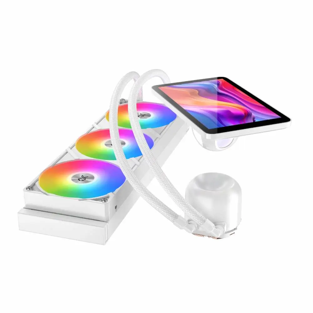 Водно охлаждане XIGMATEK Connect Pro 360 Arctic ARGB, 7” Color LCD Water Cooler