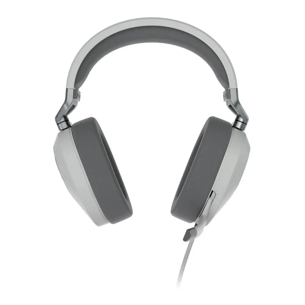 Геймърски слушалки с микрофон Corsair HS65 - White