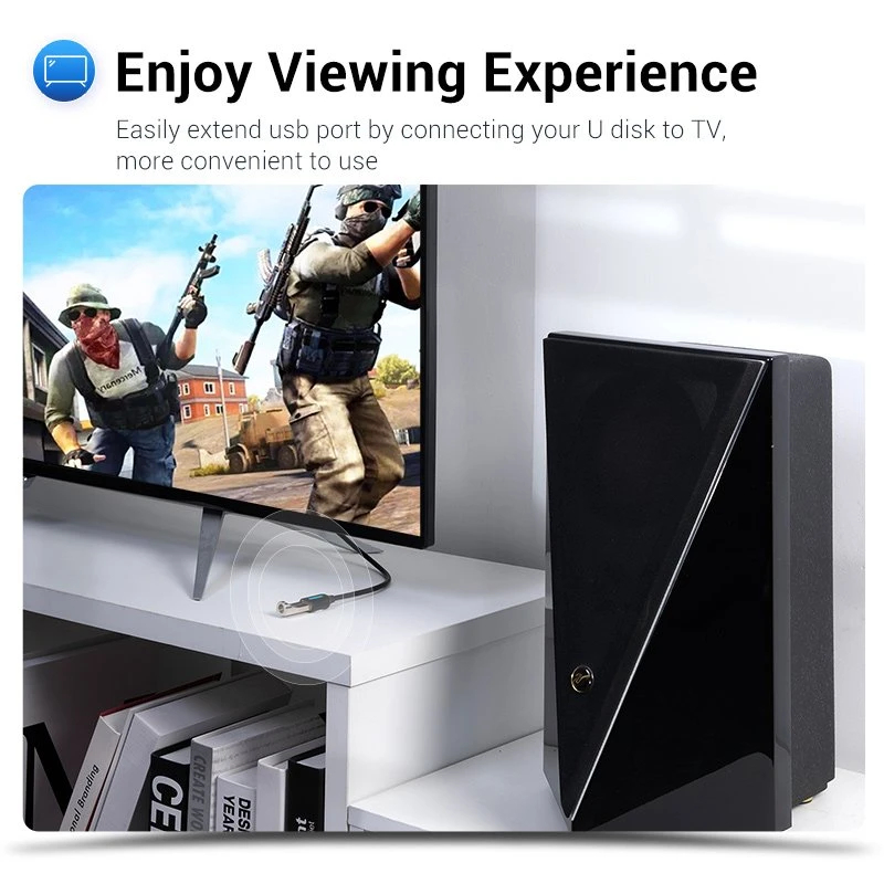 Vention Кабел USB 3.0  Extension AM / AF - 5.0M Black - CBHBJ