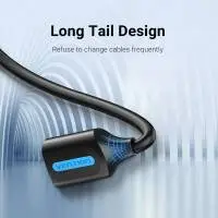 Vention Кабел USB 3.0  Extension AM / AF - 5.0M Black - CBHBJ