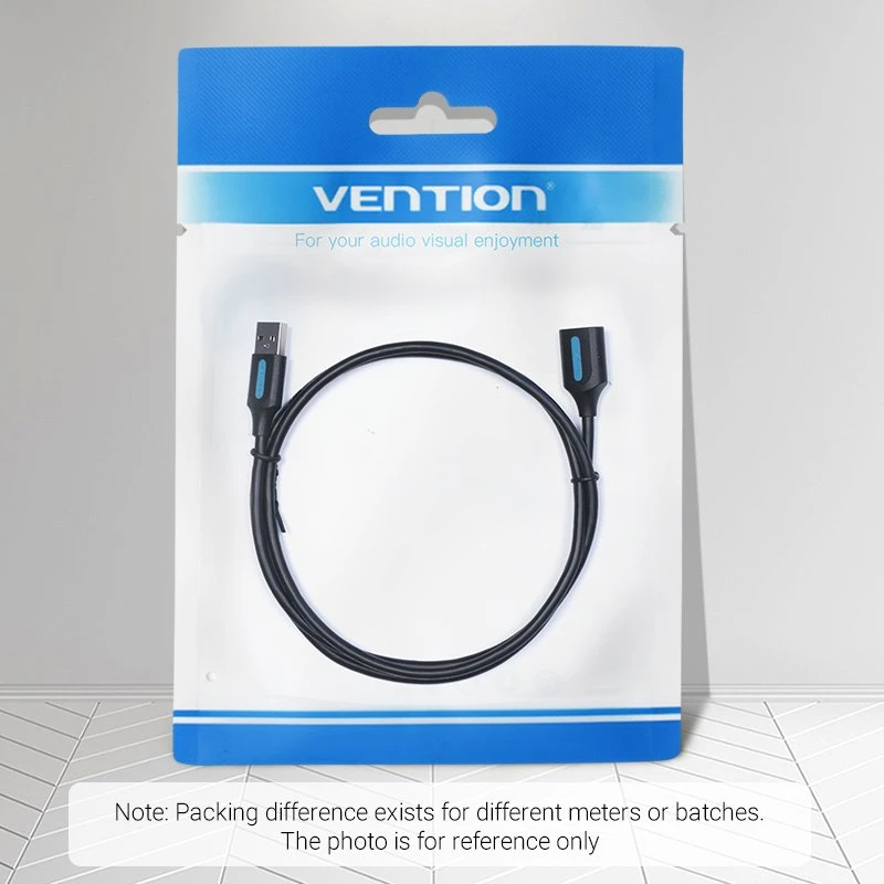 Vention Кабел USB 3.0  Extension AM / AF - 5.0M Black - CBHBJ