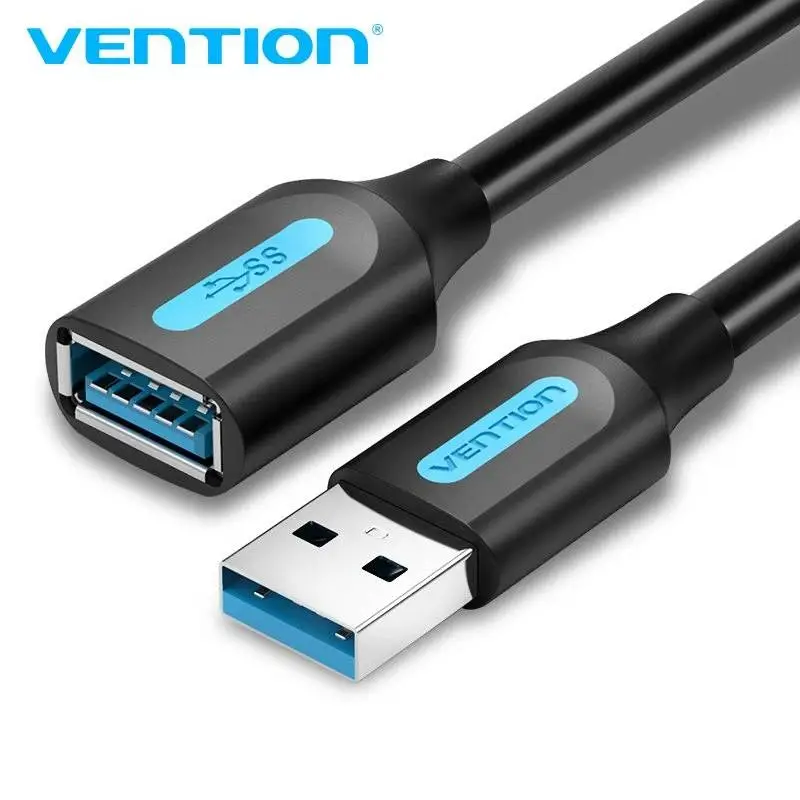 Vention Cable USB 3.0 Extension AM / AF - 1.0M Black - CBHBF
