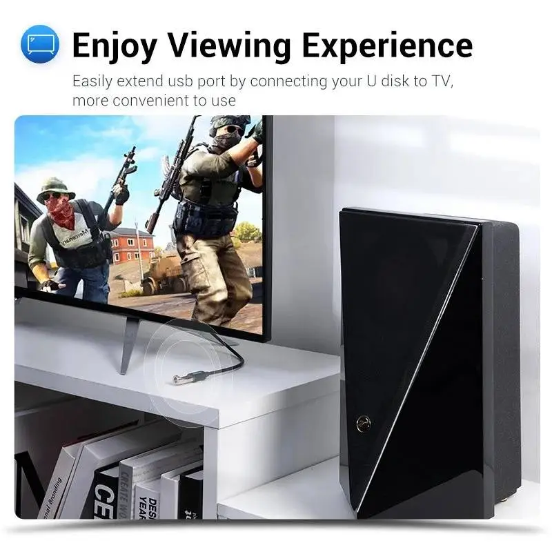 Vention Кабел USB 3.0 Extension AM / AF - 1.0M Black - CBHBF