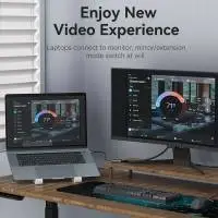 Vention адаптер Adapter USB-C/A to HDMI F - ACYHB