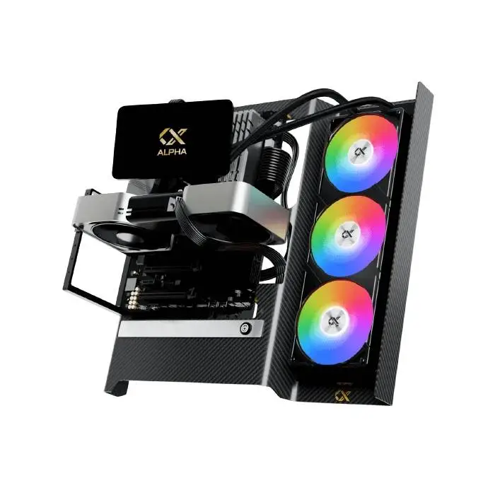 Xigmatek кутия Case ATX - Carbonic Black - Carbon Fiber