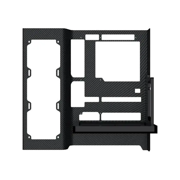 Xigmatek кутия Case ATX - Carbonic Black - Carbon Fiber