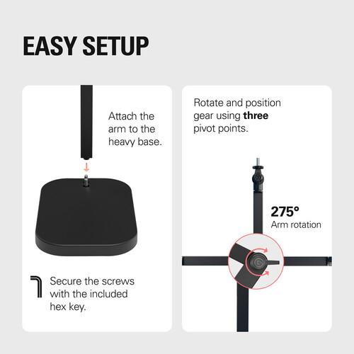 Support de microphone Elgato Wave Desk Stand