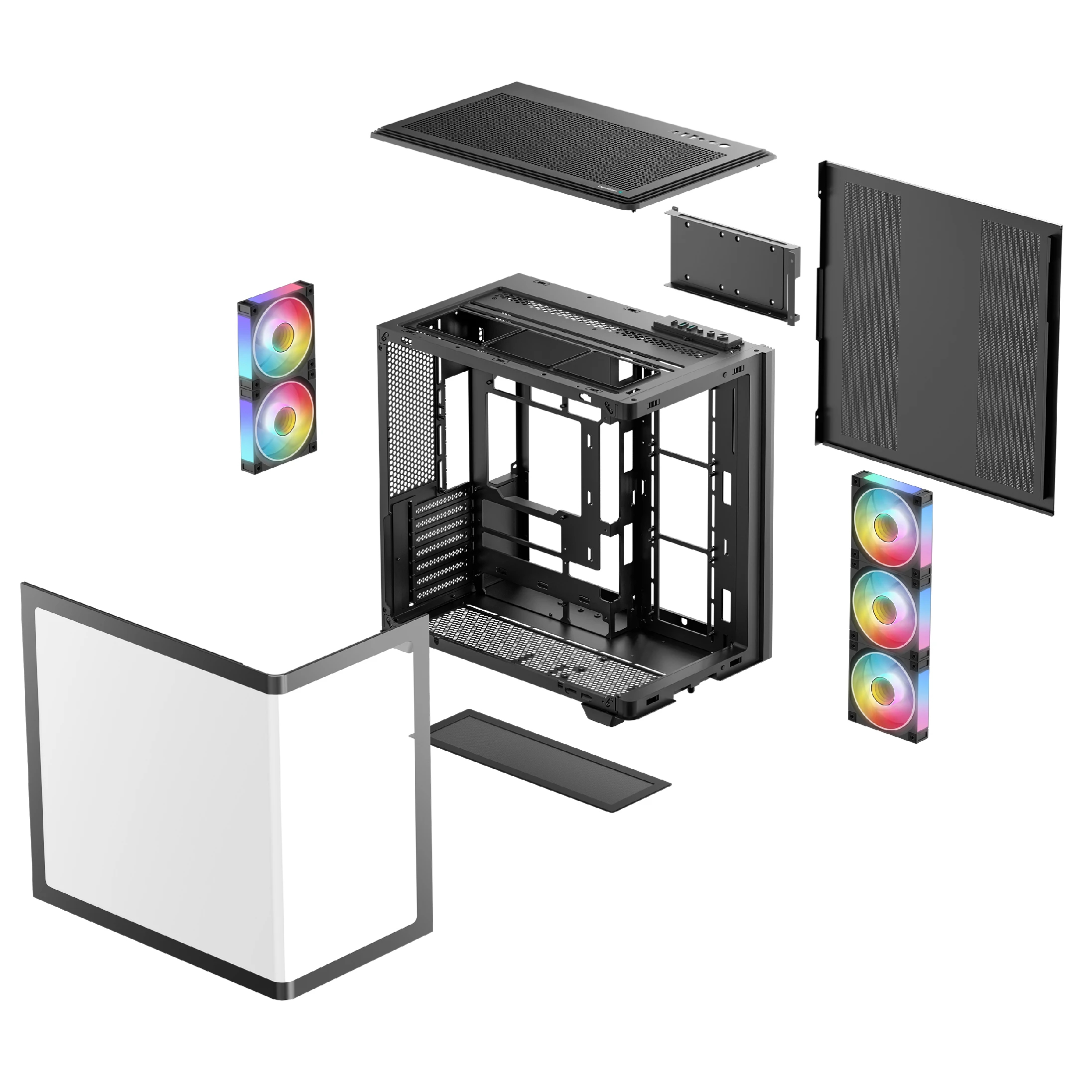 DeepCool кутия Case ATX - CG590U 5F - 5 ARGB Fans